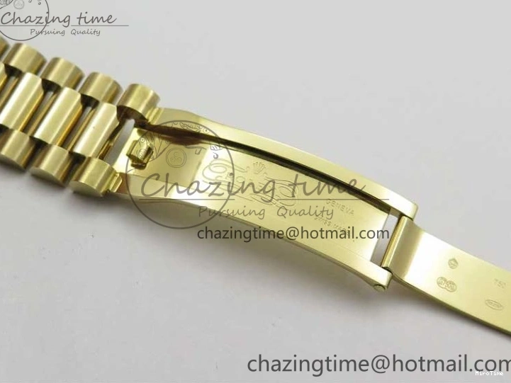 MiroTime 0220 Day-Date 40mm 228239 BP New Dial Version 904 YG Silver Roman Markers Dial on SS President Bracelet A Popular 2806